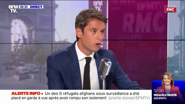 Gabriel Attal confirme qu'un Afghan placé sous surveillance a aidé à l'évacuation de Français en Afghanistan
