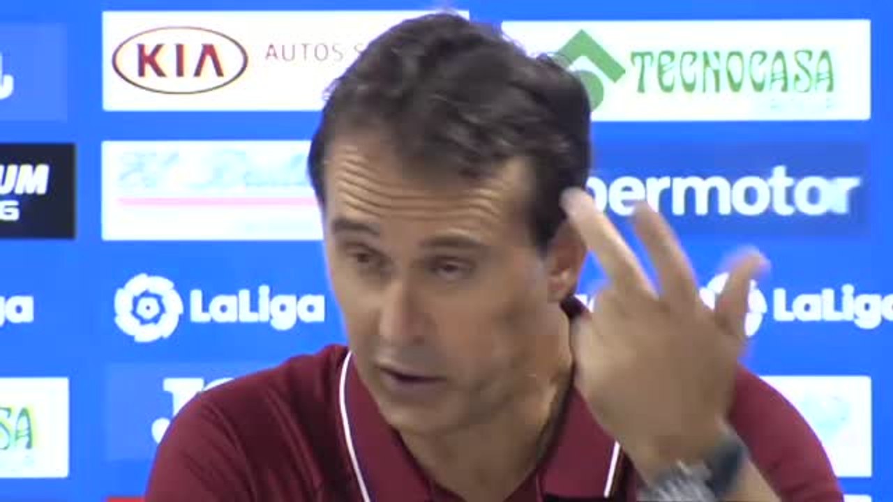 Lopetegui: "Hemos conseguido que el equipo no nos tire a puerta"