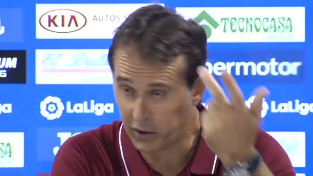 Lopetegui: Hemos conseguido que el equipo no nos tire a puerta
