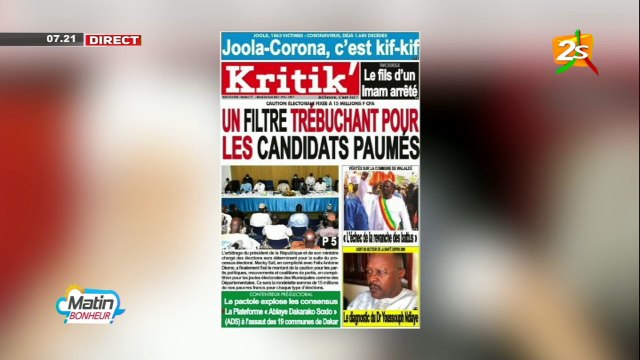 SERIGNE CHEIKH ABDOU MBACKE BARA DOLLY DANS MATIN BONHEUR | MARDI 24 AOÛT 2021