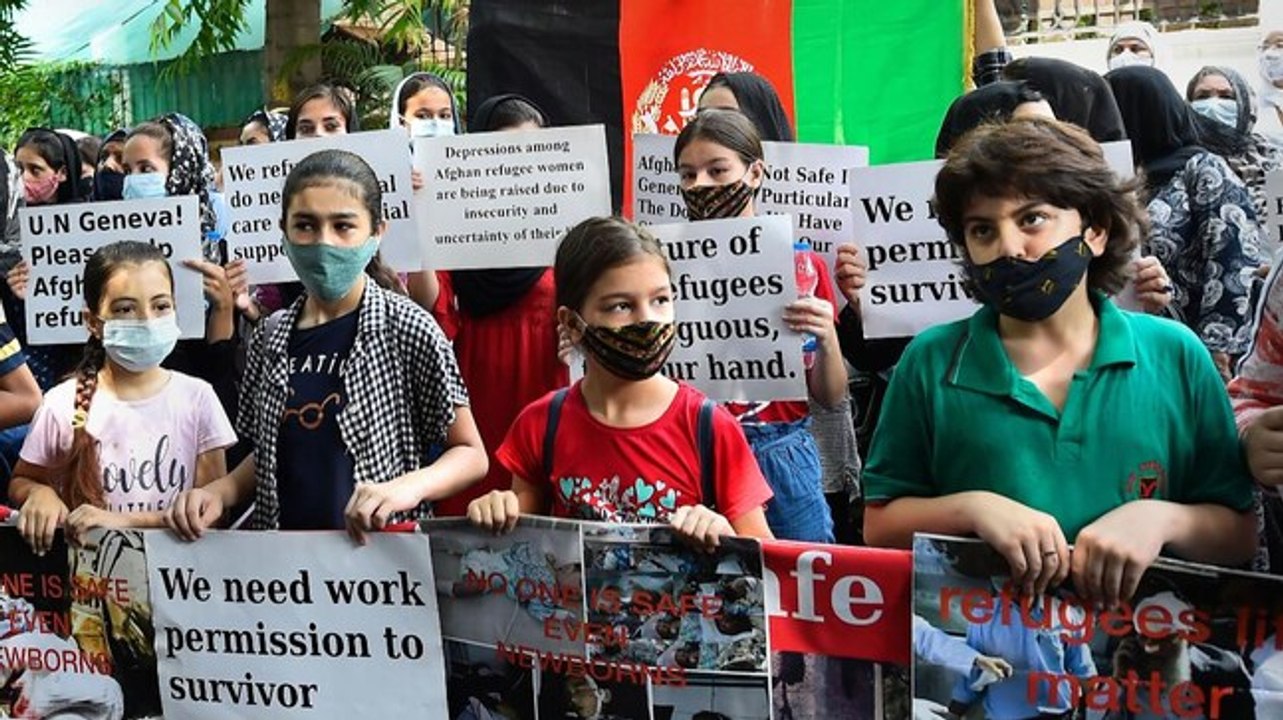 IAF evacuates 78 people from Kabul; Afghan refugees protest outside UNHCR office in Delhi; more