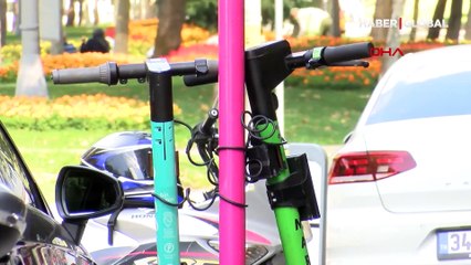 İstanbul'da kurallara uymadan kullanılan scooterlar tehlike saçıyor