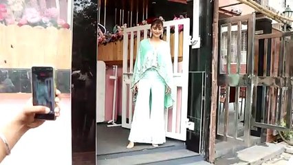 Urvashi Rautela Spotted At Pink Wasabi Juhu