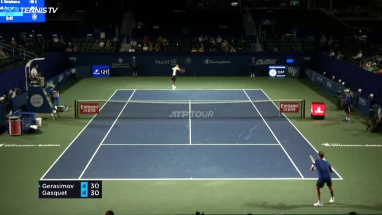 Winston-Salem - Gasquet en huitièmes