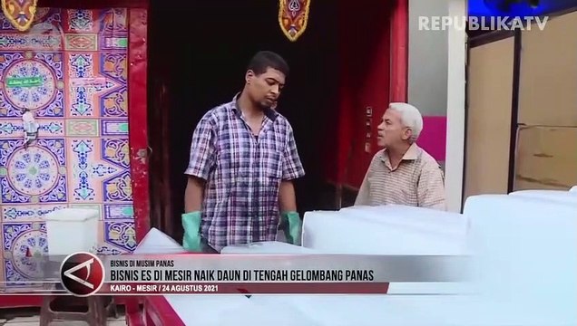 Penjualan Es Naik Daun di Mesir Saat Musim Panas