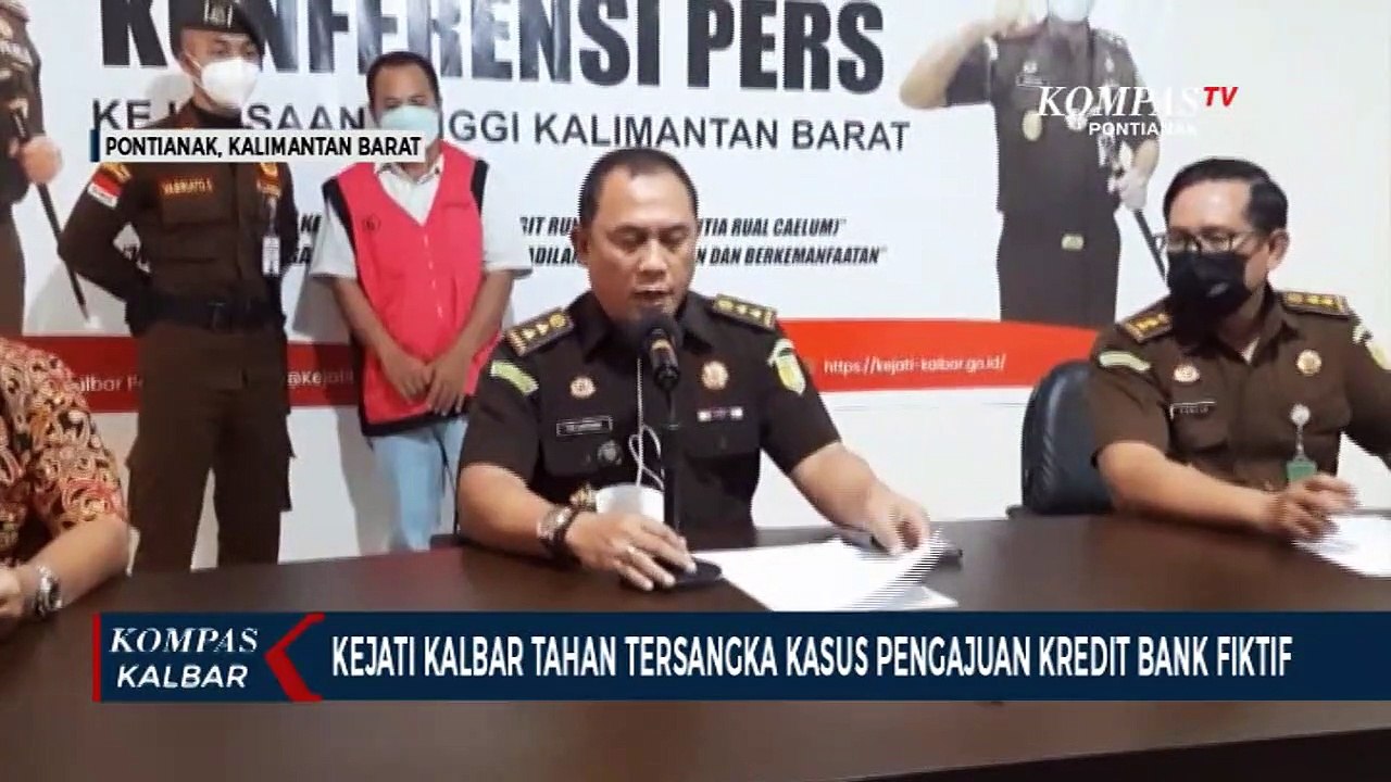 Kejati Kalbar Tahan Tersangka Ke-15 Kasus Kredit Bank Fiktif