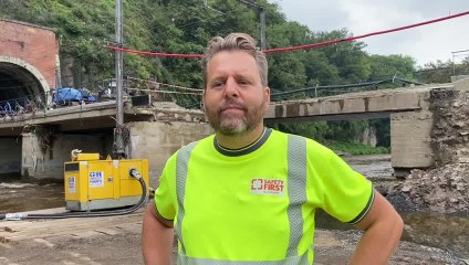 Inondations: 22 lignes de train restaurées, 3 autres à faire (Benoit Gilson/Infrabel)