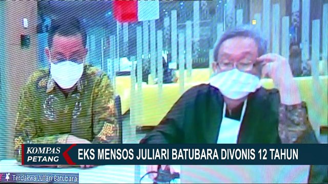 Eks Mensos Juliari Batubara Divonis 12 Tahun Penjara