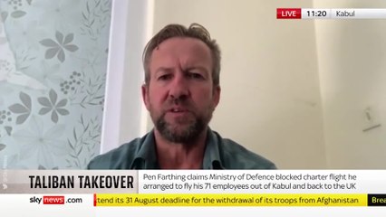 Ex-Marine says bid to fly animals out of Kabul ‘blocked by MoD’