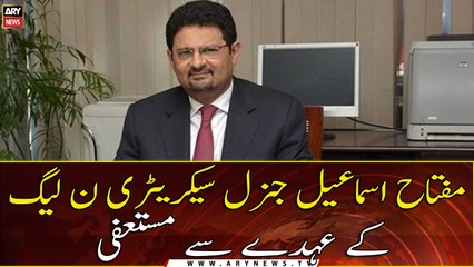 Miftah Ismail resigns as PML-N general secretary