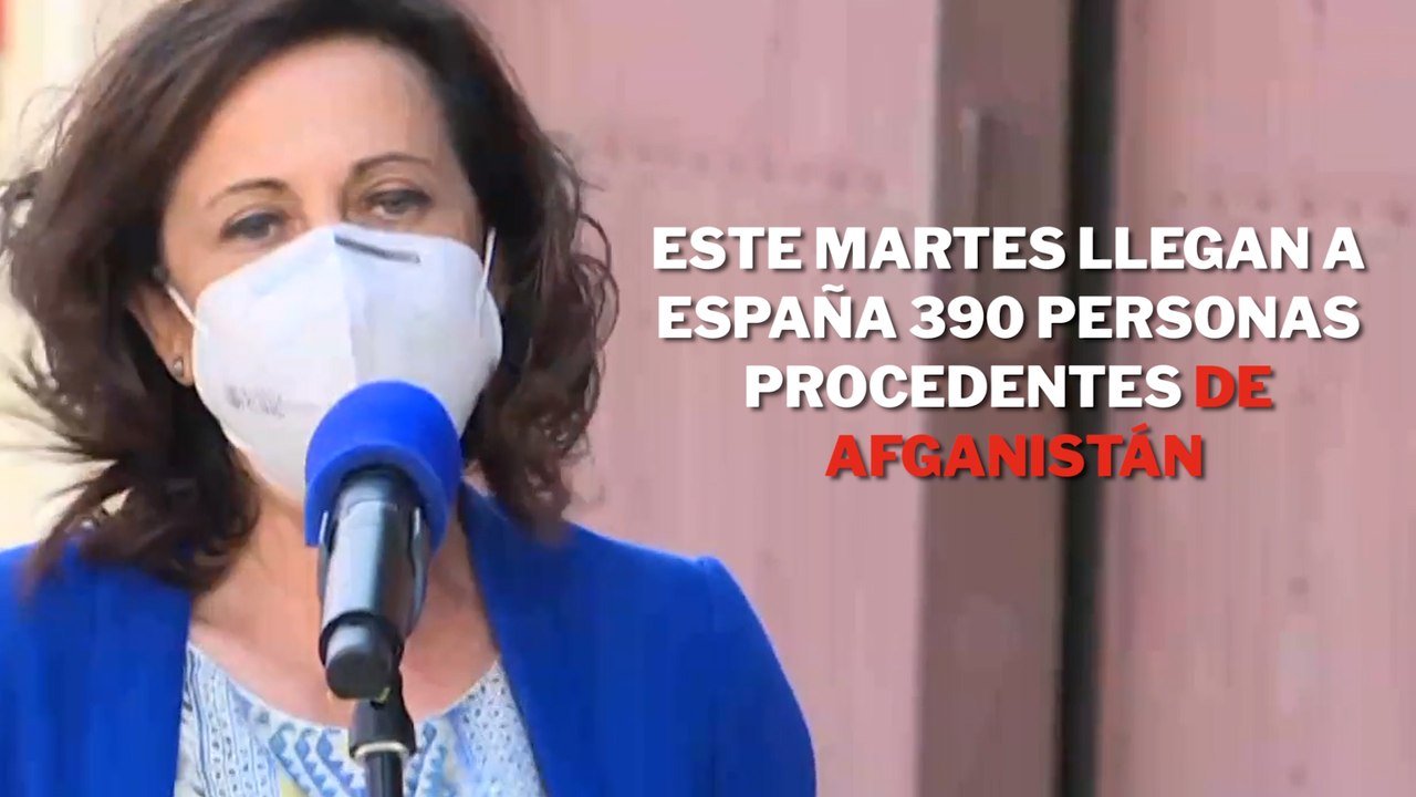 Este martes llegan a España 390 personas procedentes de Afganistán
