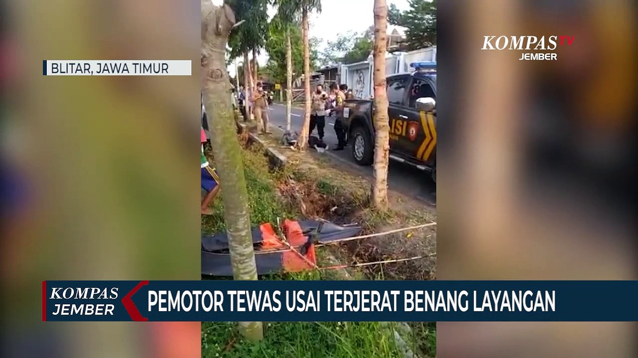 Pengendara Motor Tewas Usai Terjerat Benang Layang-layang
