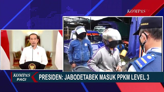 PPKM Diperpanjang, Jabodetabek, Bandung dan Surabaya Kini Turun Jadi Level 3