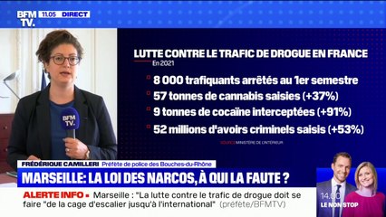 Frédérique Camilleri, préfète de police des Bouches-du-Rhône: "800 trafiquants ont été interpellés à Marseille depuis le début de l'année"