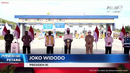 Presiden Jokowi Resmikan Ruas Tol Balikpapan-Samarinda