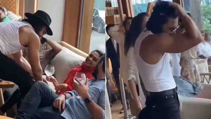 Deepika के आगे जमकर Dance करते दिखे पति Ranveer, एक्ट्रेस ने भी खूब दिखाए नखरे | FilmiBeat