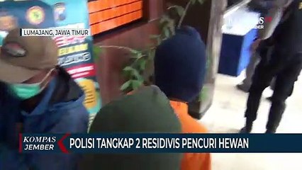 Miliki Banyak Catatan Kejahatan, 2 Residivis Pencuri Hewan Kembali Ditangkap