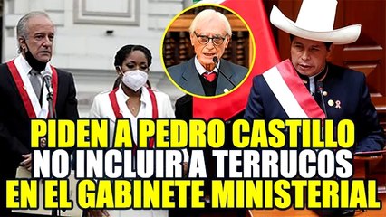 BANKADA DE KEIKO FUJIMORI PIDE A PEDRO CASTILLO NO INCLUIR A PERSONAS CON IDEAS TERRUC4S