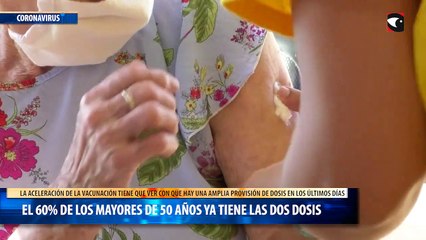 El 60% de los mayores de 50 años ya tiene las dos dosis