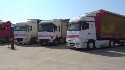 AYDIN'DAN SELİN VURDUĞU KASTAMONU'YA 4 TIR DOLUSU YARDIM