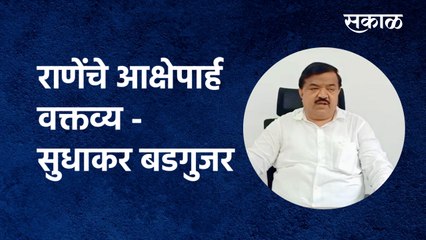 Narayan Rane: 'राणेंचे आक्षेपार्ह वक्तव्य' | Sudhakar Badgujar |Shivsena | Nashik|  Sakal Media |