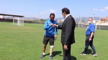 Vali Ümit, Ampute Futbol Milli Takım kampını ziyaret etti