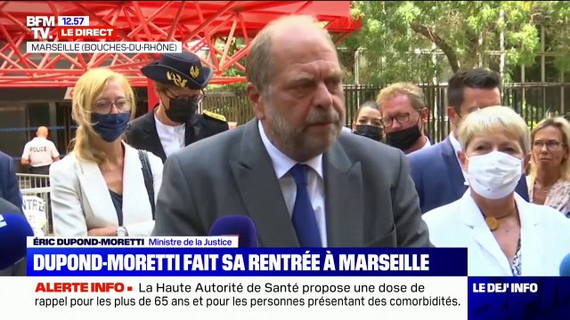 Éric Dupond-Moretti: Nous serons prêts le 30 septembre pour que les mineurs soient jugés dans des délais rapides