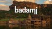 Person Displays Mesmerising Cave Temples In the Beautiful Town Of Badami, India