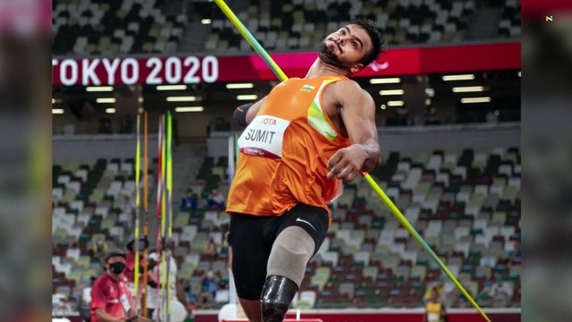 India's Sumit Antil breaks World record 3 times, wins Gold at Tokyo Paralympics
