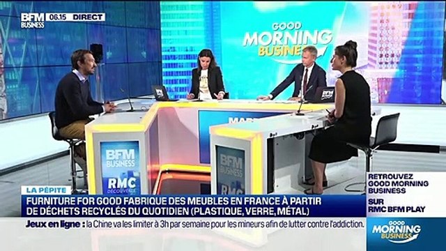 La pépite : Furniture for Good fabrique des meubles en France à partir de déchets recyclés du quotidien par Lorraine Goumot - 31/08