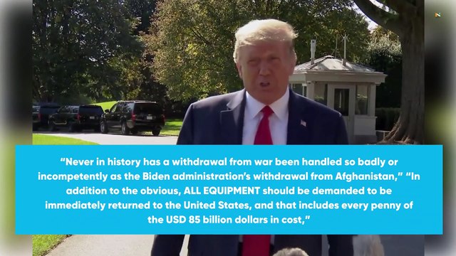 Never in history has withdrawal from war been handled so badly: Donald Trump