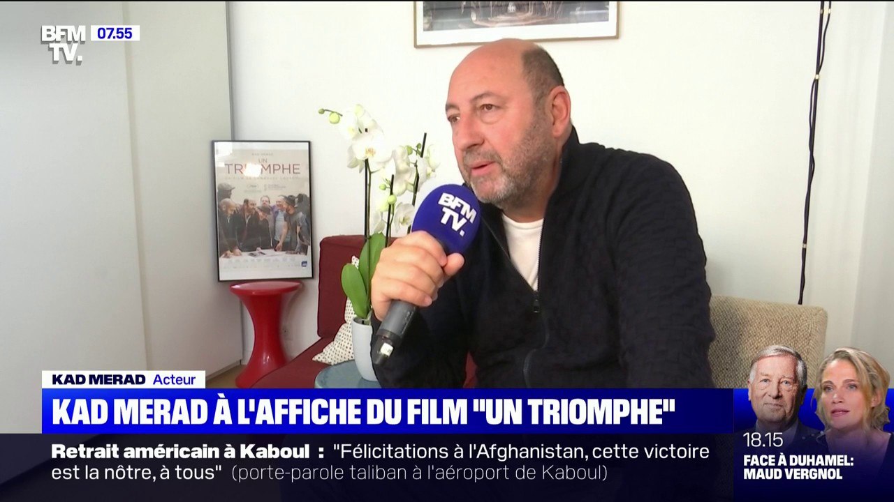 À l'affiche de "Un triomphe" qui sort ce mercredi, Kad Merad se livre sur BFMTV