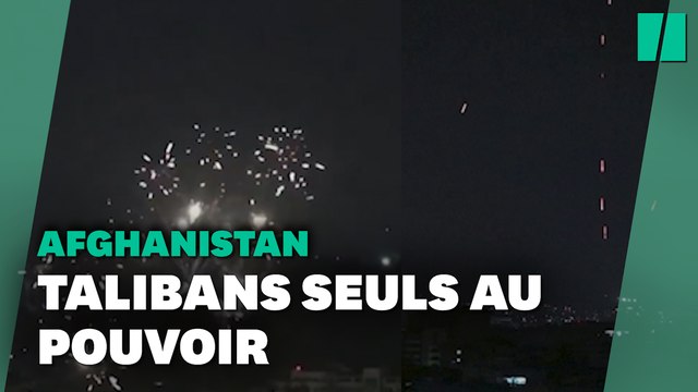 Dans le ciel de Kaboul, les talibans fêtent le départ des Américains