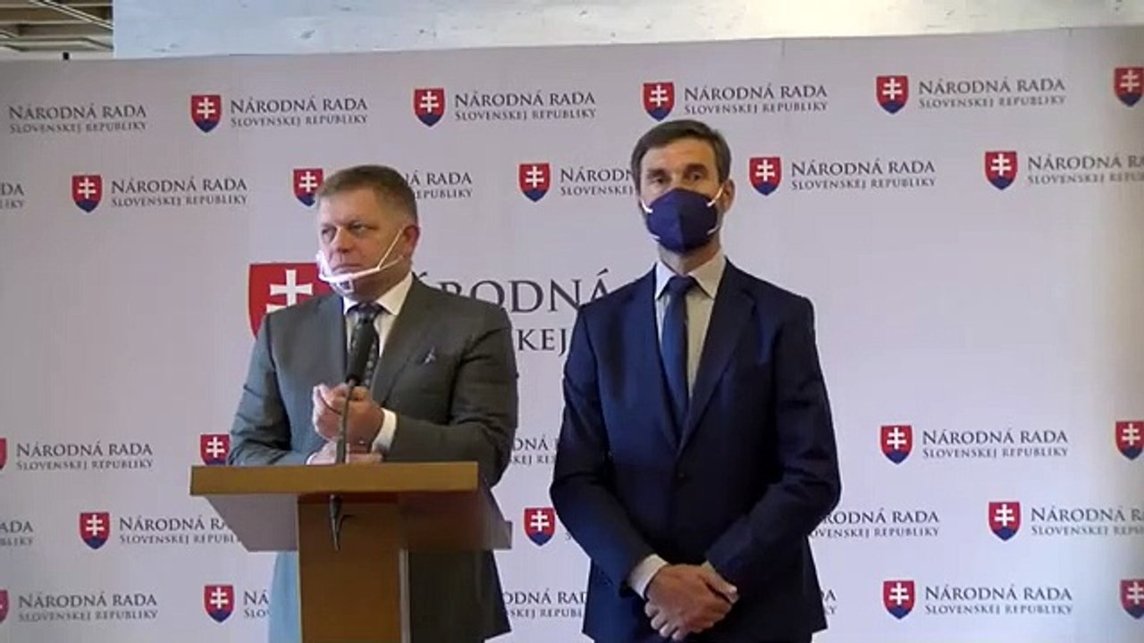 ZÁZNAM: TK SMER-SD: Podanie návrhu na mimoriadnu schôdzu NR SR