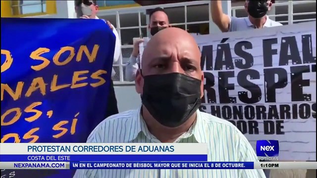 Corredores de aduanas realizan protesta en Costa del Este - Nex Noticias