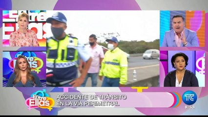 Terrible accidente de tránsito en vía perimetral de Guayaquil
