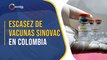 Escasez de vacunas en Colombia: segunda dosis de Sinovac se aplicará por agendamiento en Bogotá