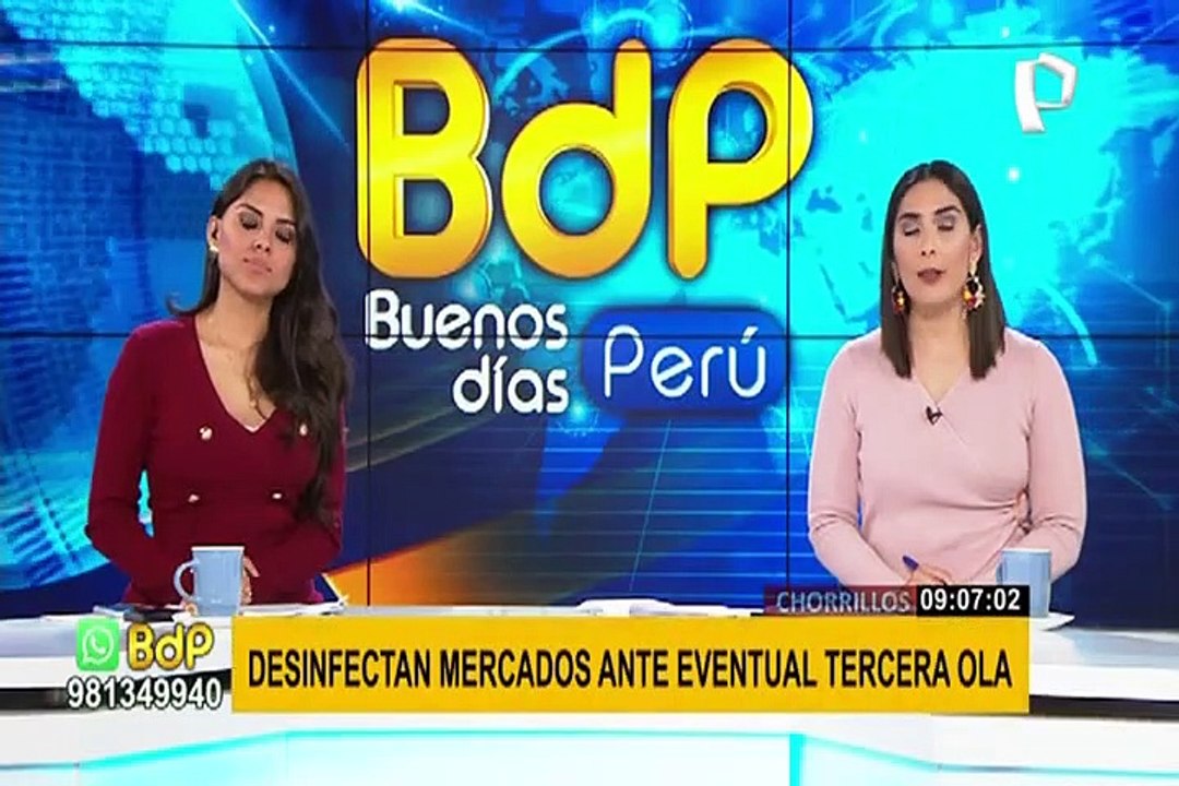 Chorrillos: municipio inicia campaña de desinfección a 54 mercados ante tercera ola