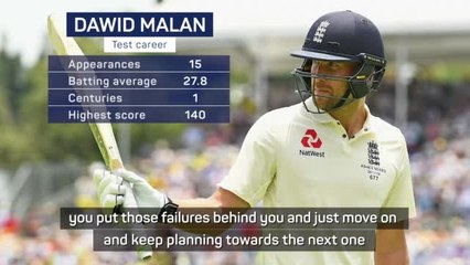 Malan targeting Test redemption after surprise England recall