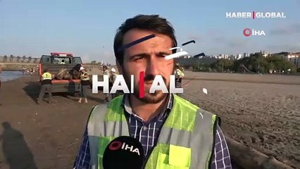 Sinop'ta denize sürüklenen tomruklar Samsun sahillerine kadar ilerledi