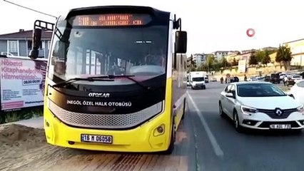 Cip ile halk otobüsü çarpıştı: 1 yaralı