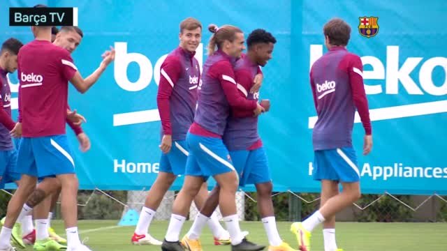 Ansu Fati returns to Barca training