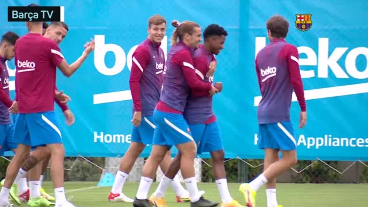 Ansu Fati returns to Barca training