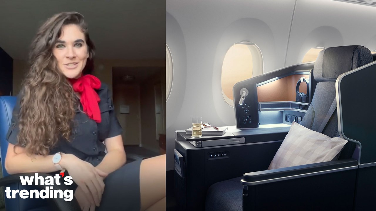 Viral TikTok Flight Attendant Answers FAQ's on Getting First Class for Free