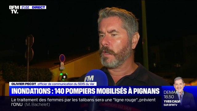 Inondations à Pignans: pour l'officier de communication du SDIS du Var le plus dur est passé, nous sommes sur un phase de retour à la normale
