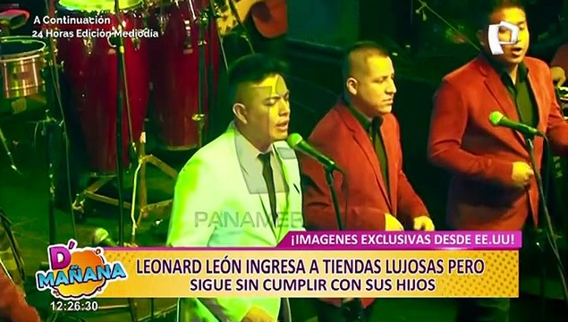 Picantitas del Espectáculo: captan a cantante Leonard León ingresando a lujosas tiendas de EEUU