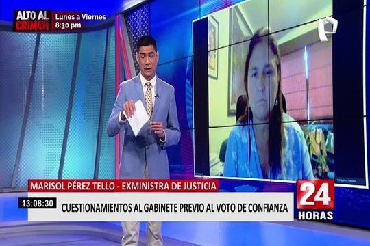 Marisol Pérez Tello sobre voto de confianza a gabinete de Guido Bellido: Llega debilitado