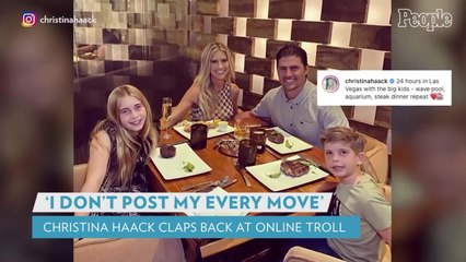 Christina Haack Claps Back at Fan Who Questions Why Her Son Hudson Is Missing From Trip Pic