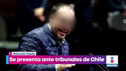 Mauricio Toledo se presenta ante tribunales de Chile