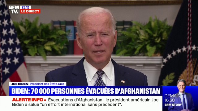 Joe Biden: La légitimité d'un futur gouvernement afghan dépendra des étapes franchies notamment pour empêcher l'Afghanistan de devenir un havre pour les terroristes